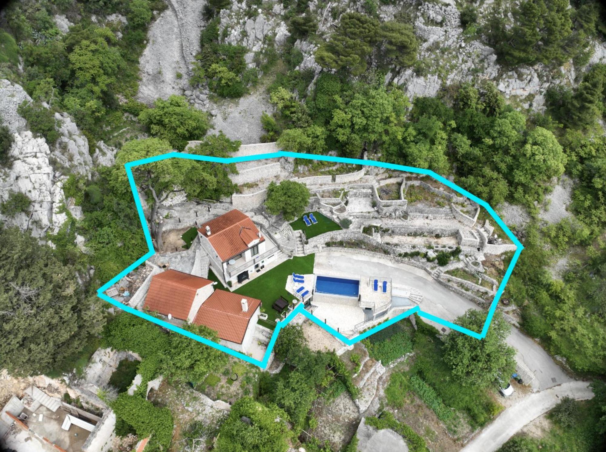 Stonehouse Residence In Makarska With Heated Pool Exterior foto